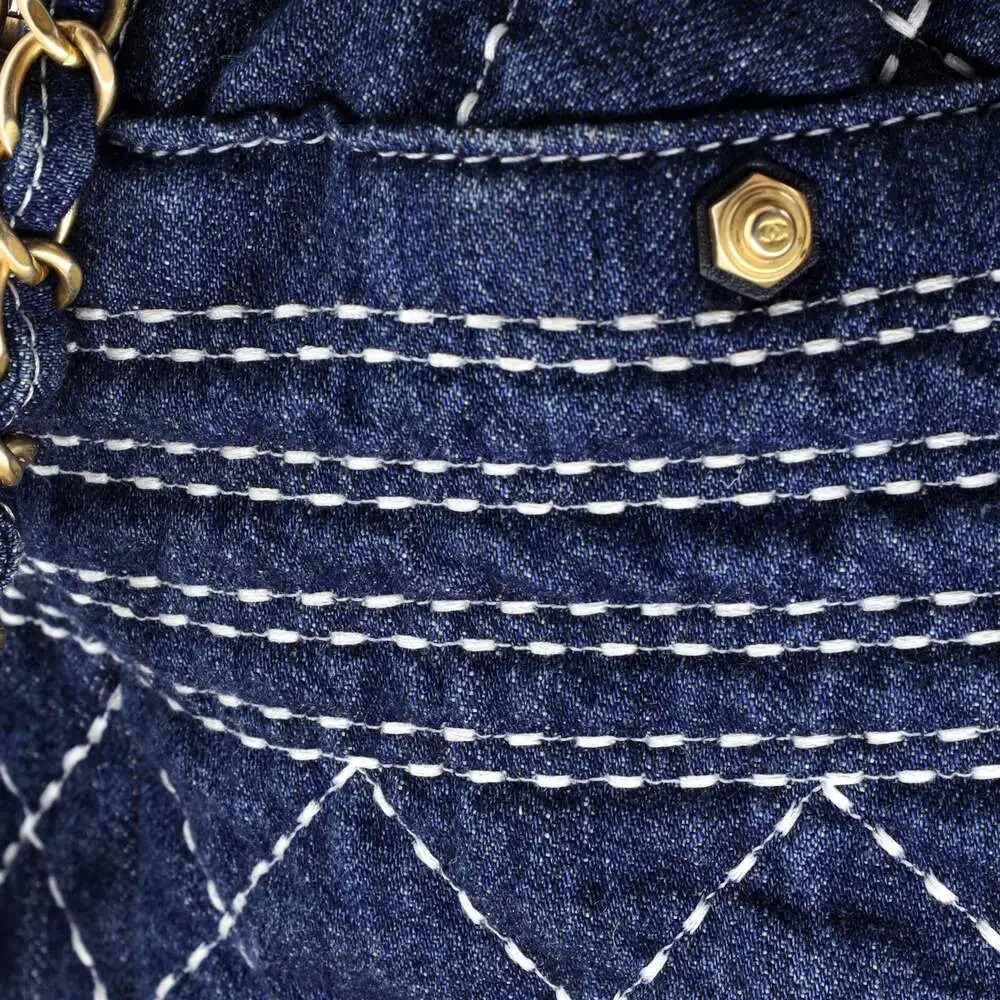 Chanel Denim Trip Tote Quilted #255041C38B - Picture 6 of 7